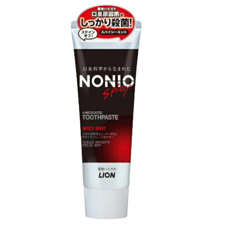 Профилактическая зубная паста LION Nonio для предотвращения появления и развития кариеса (аромат пряностей и мяты), 130 г