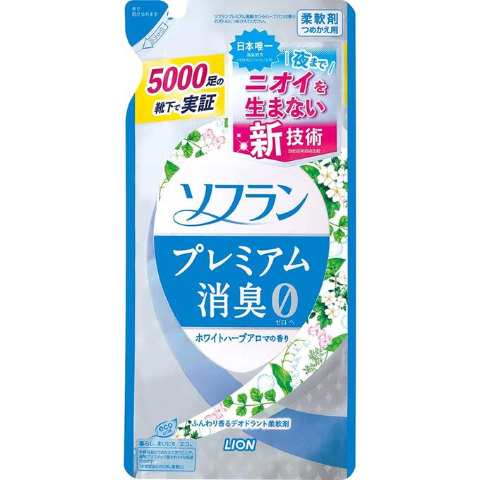 Кондиционер для белья LION SOFLAN (аромат луговых трав), запасной блок, 420 мл