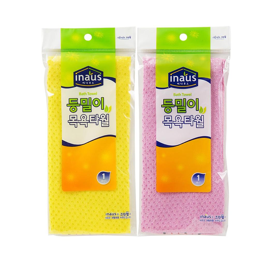 Мочалка для тела Clean Wrap Inaus  из вискозы (жесткая, массажная), 30 х 90 см