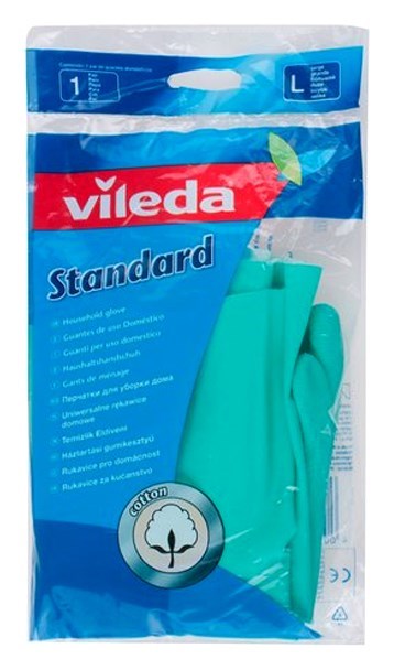 Перчатки хозяйственные Vileda Standard L 1 шт.