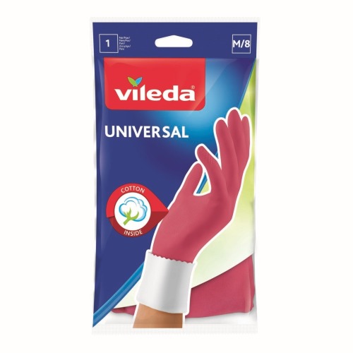 Перчатки Vileda размер M, 1 шт/12