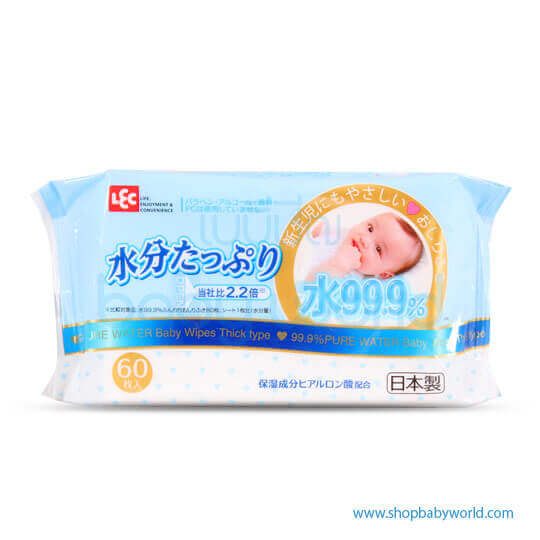 Детские влажные салфетки LEC (плотные, увлажняющие), повышенное содержание 99,9% очищенной воды