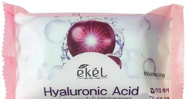 Отшелушивающее косметическое мыло EKEL с гиалуроновой кислотой для всех типов кожи, 150 г