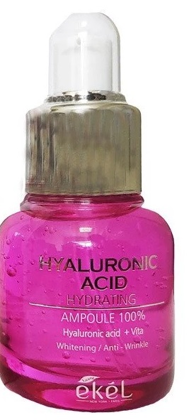 Ампульная эссенция-сыворотка EKEL для интенсивного увлажнения кожи лица, для всех типов кожи, 30 мл