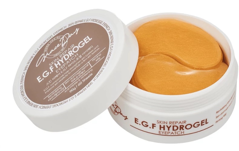 Патчи гидрогелевые GRACE DAY с ниацинамидом и аденозином для питания и восстановления кожи вокруг глаз, с EGF фактором роста, для всех типов кожи, 60 шт.