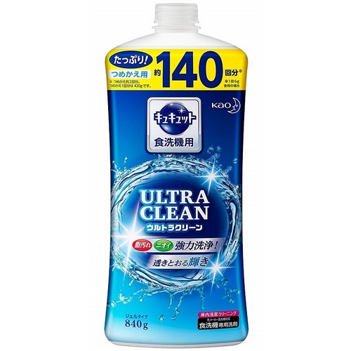 Гель для посудомоечных машин KAO Cu Cut с ароматом цитрусовых, сменная бутылка с крышкой 840 гр