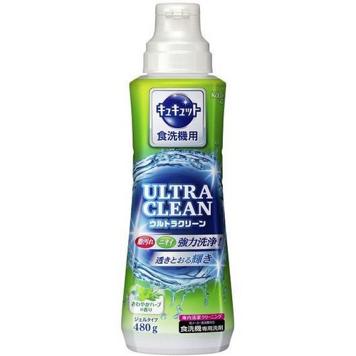 Гель для посудомоечных машин KAO Cu Cut с ароматом трав, 480 гр