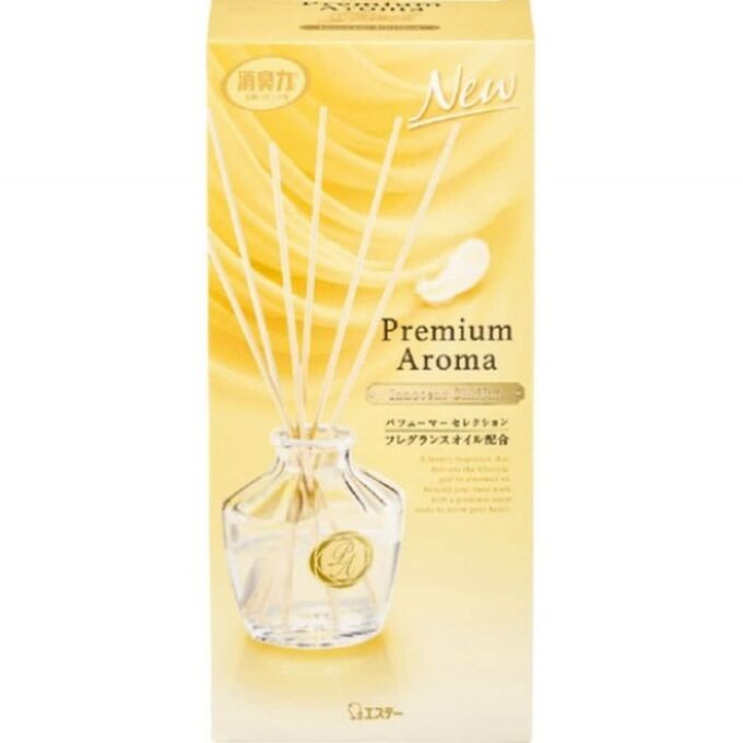 Освежитель воздуха для комнаты ST &quot;SHOSHU-RIKI&quot; «Шифоновый букет» (стеклянный флакон + наполнитель + палочки) 50 мл