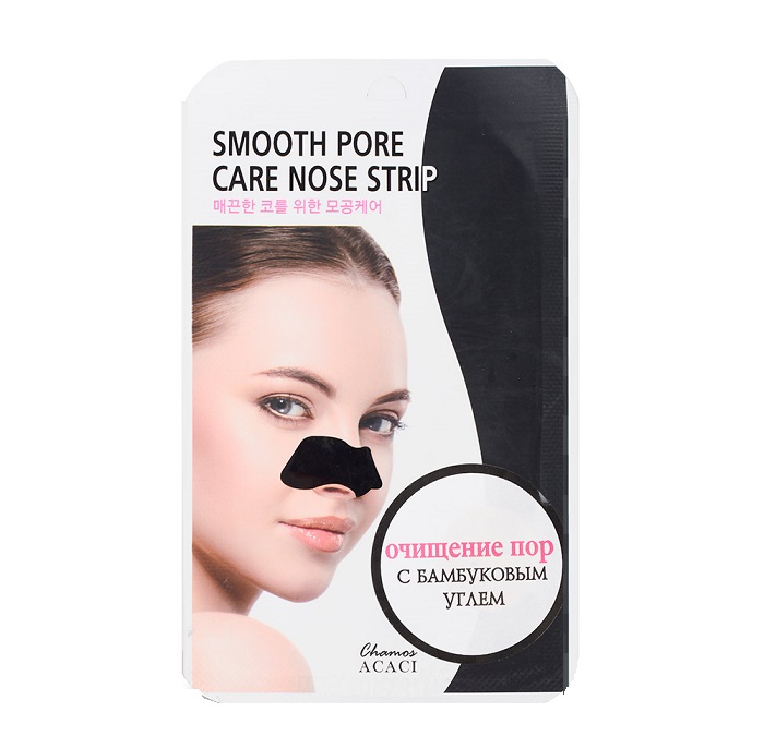 Очищающая полоска для носа от черных точек Chamos Cosmetic Acaci, 3 гр