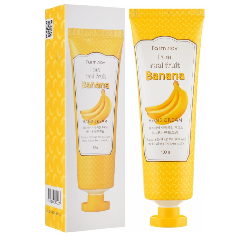 Крем для рук с экстрактом банана FarmStay Fruit Banana, 100 мл