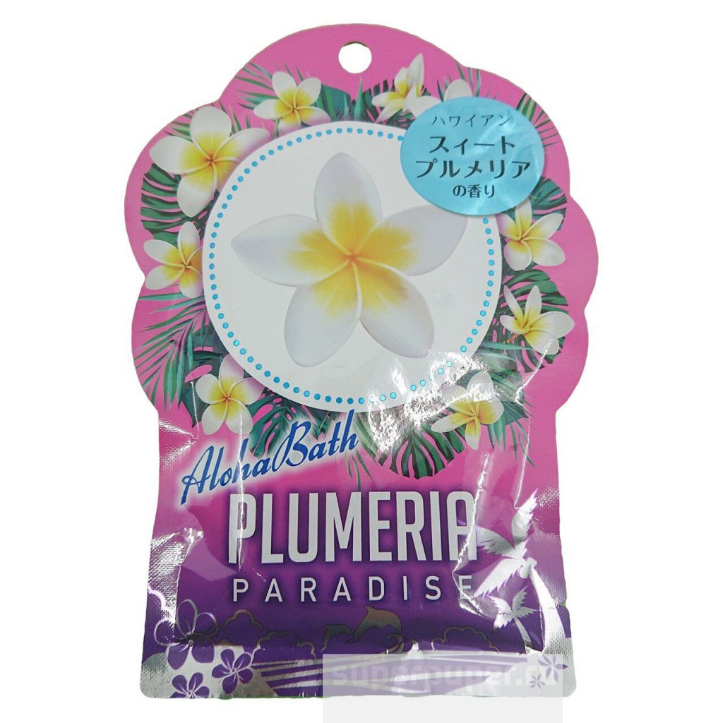 Соль для принятия ванны Kokubo Novopin Aloha с ароматом плюмерии, 40 гр