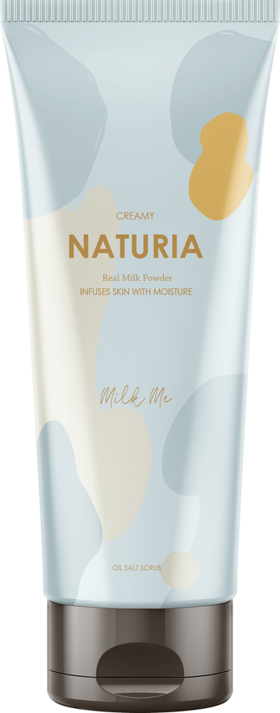 Скраб для тела Evas NATURIA молочный Creamy Oil Salt  Scrub Milk Me, 250 гр