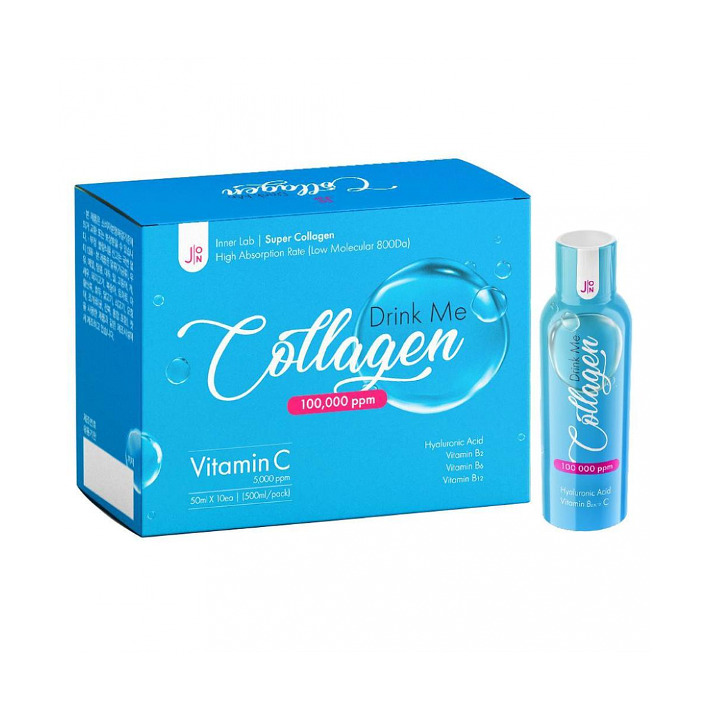 Биологически активная добавка к пище Жидкий коллаген J:ON Drink Me Collagen 100,000ppm, 10 шт * 50 мл