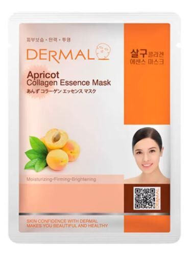 Косметичическая маска DERMAL с коллагеном и экстракта плодов абрикоса 23 гр