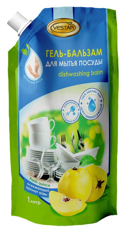 Гель-бальзам для мытья посуды Айва 1 л