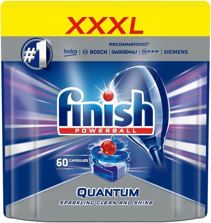Таблетки для посудомоечных машин Finish Quantum 60 шт