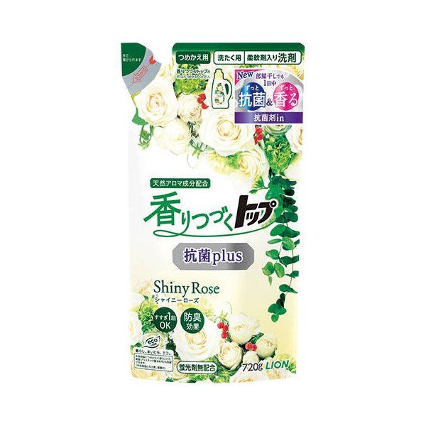 Гель для стирки белья LION Top (Солнечная роза / сушка в помещении) запасной блок 720 гр