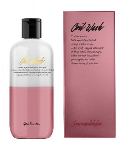 Гель для душа Kiss by Rosemine ДРЕВЕСНО-МУСКУСНЫЙ АРОМАТ Fragrance Oil Wash - Glamour Sensuality, 300 мл