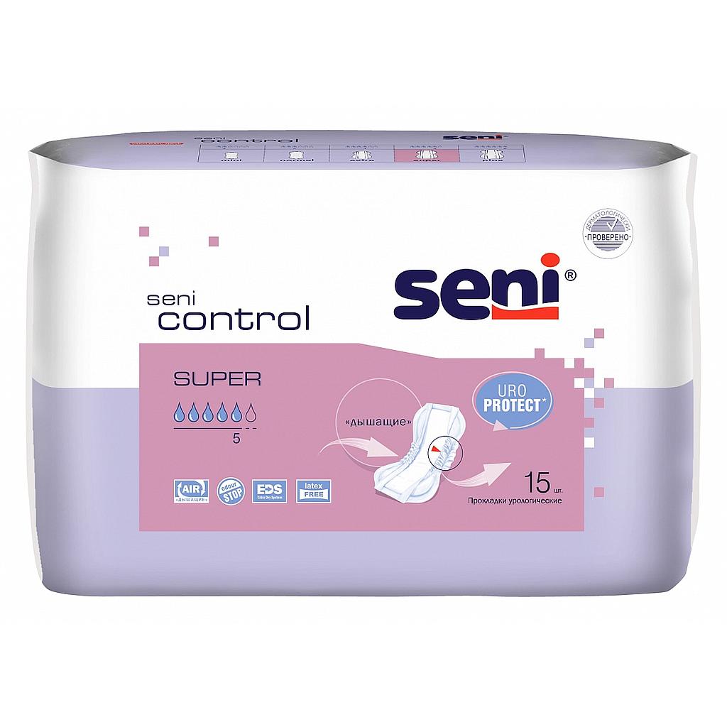 Прокладки урологические SENI CONTROL SUPER 15 шт