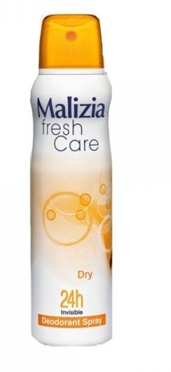 Дезодорант-антиперспирант для тела в аэрозольной упаковке MALIZIA серии Fresh Care Dry 150 мл