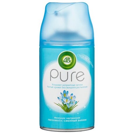 Сменный аэрозольный баллон к автоматическому освежителю воздуха Air Wick Freshmatik Весеннее настроение 250 мл