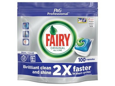 Капсулы для посудомоечных машин Fairy All in One 100 шт