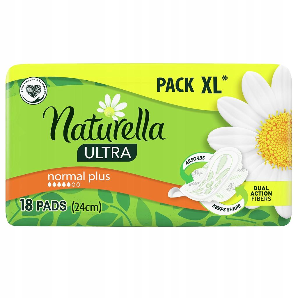 Гигиенические прокладки Naturella Ultra Camomile Normalwith wings с крылышками 18 шт