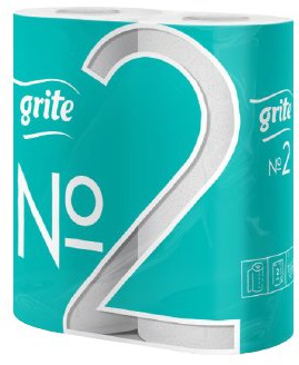 Бумажные полотенца  GRITE NO2 2 рул