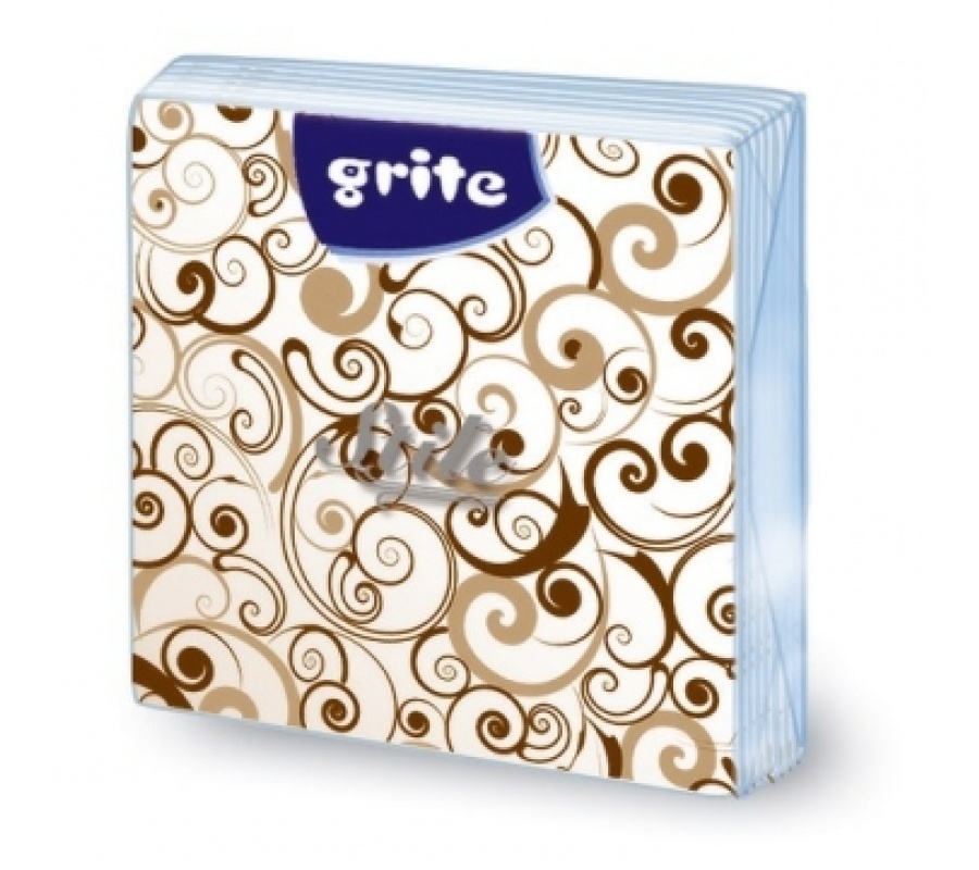 Салфетки ORCHIDEA FLAMY GRITE 33х33 20 шт