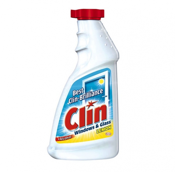 Средства для мытья окон, зеркал и стеклянных поверхностей Клин Окна и Зеркала Лимон 500 мл (запаскной блок)