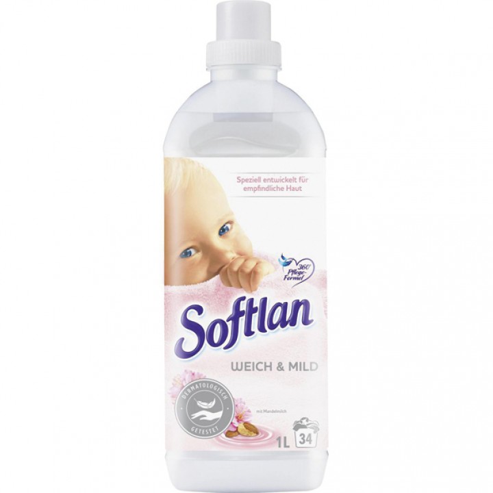 Кондиционеров для белья Softlan Нежный и мягкий 1 л