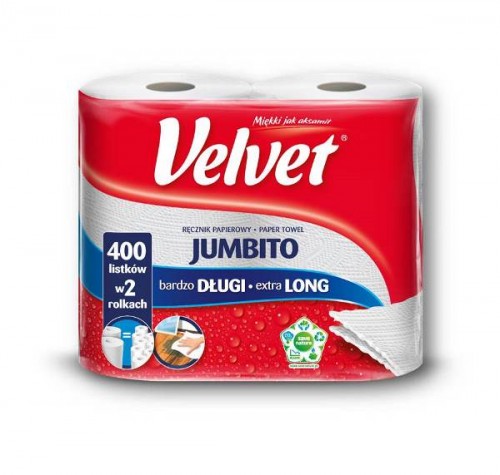 Полотенца VELVET Jumbito 2 рул