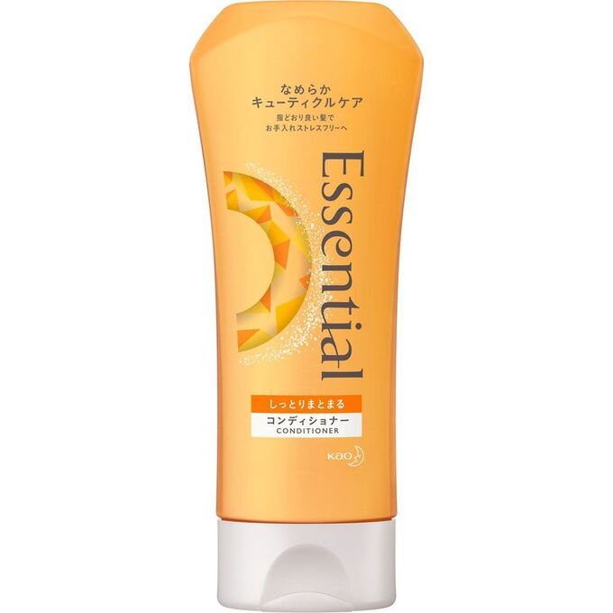 Кондиционер KAO Essential для сухих и повреждённых волос разглаживающий кутикулу Увлажнение 200 мл