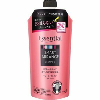Шампунь KAO Essential для сухих и повреждённых волос Объём и блеск 340 мл