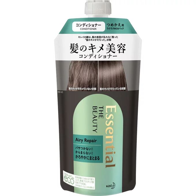 Кондиционер KAO Essential The Beauty для повреждённых волос Объём и восстановление 340 мл