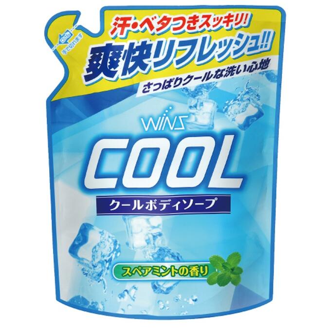 Охлаждающее мыло для тела NIHON Wins Cool body soap с ментолом и ароматом мяты 400 мл