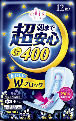 Ультразащищающие ночные женские гигиенические прокладки DAIO с крылышками (Супер++) 40см, 12шт