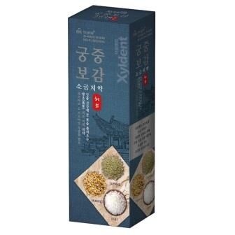 Геливая зубная паста Mukunghwa Xyldent с солью, витамином E и растительными экстрактами (Травы) (с пониженным содержанием фтора / 528 ppm) 110 гр