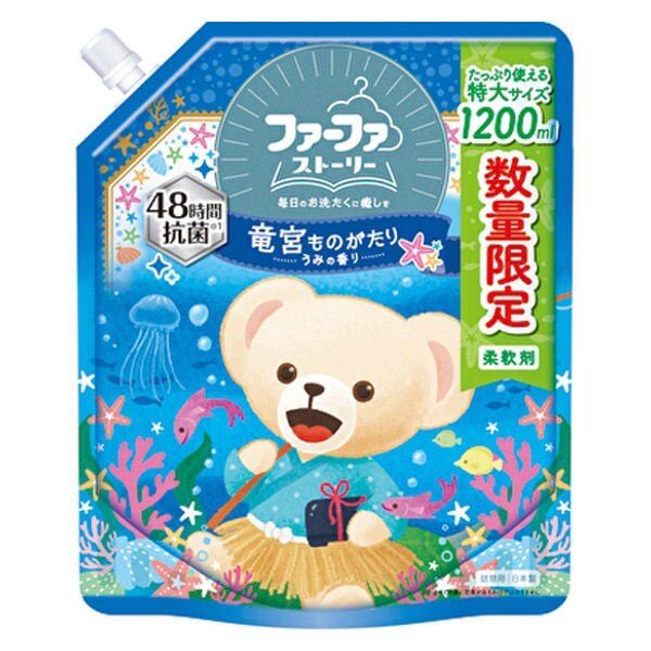 Кондиционер для белья NISSAN FAFA (с ароматом зелени и цветов) запасной блок 1,2 л