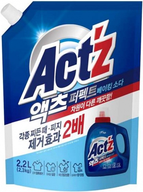 Гель для стирки PIGEON Act'z для удаления повседневных загрязнений, запасной блок, 2,2 л