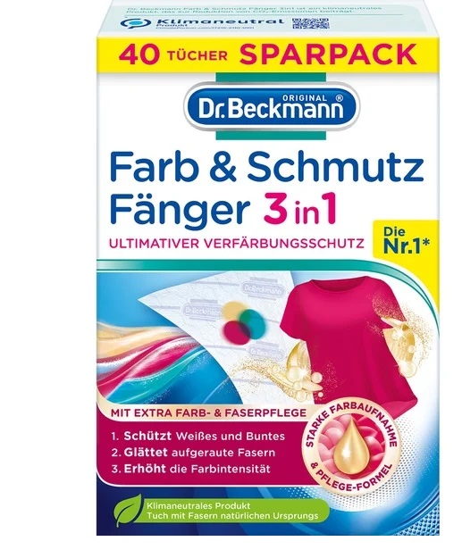 Ловушка для цвета и грязи Dr Beckmann (салфетки) 40 шт