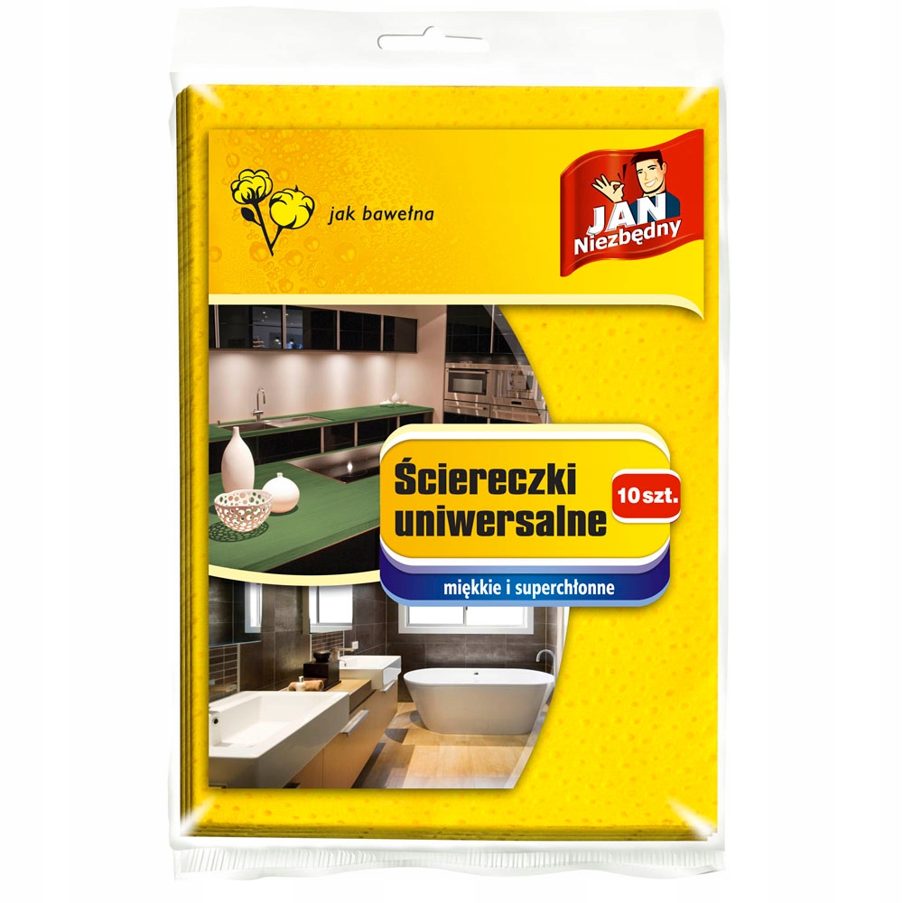Тряпка JAN универсальная хлопок 10 шт