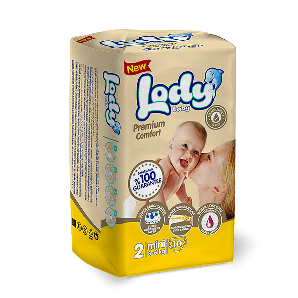Подгузники для детей LODY BABY MINI (3-6 кг) 10 шт