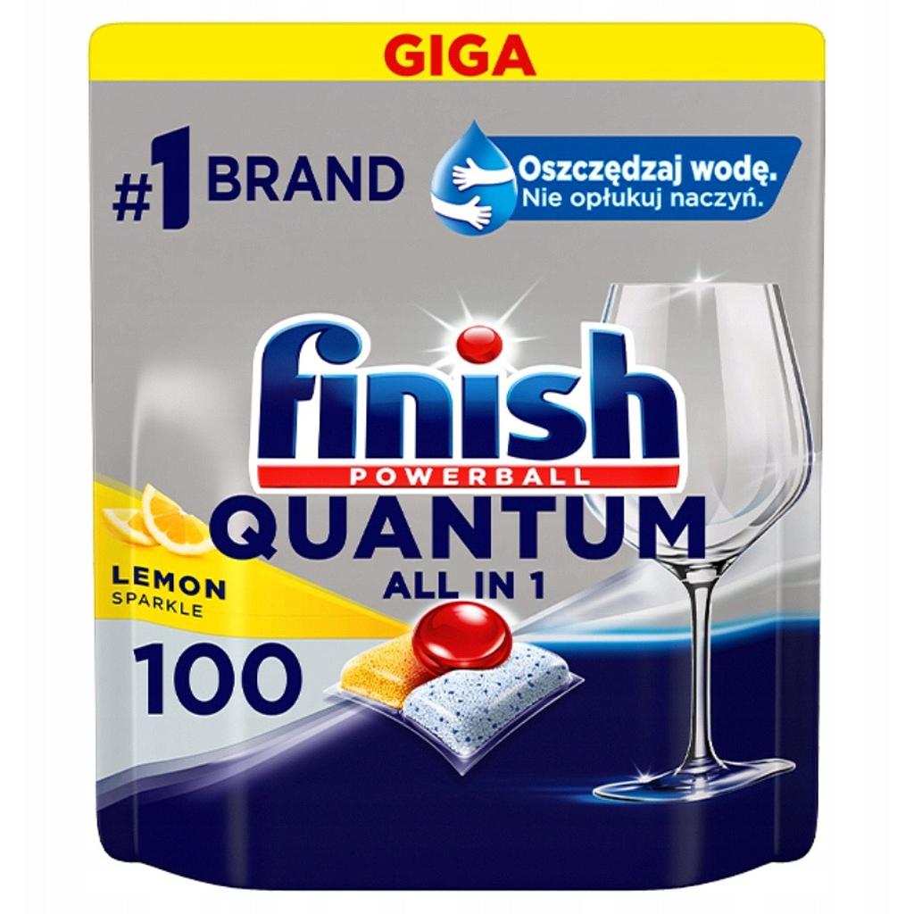 Таблетки для посудомоечных машин Finish Quantum Лимон 100 шт