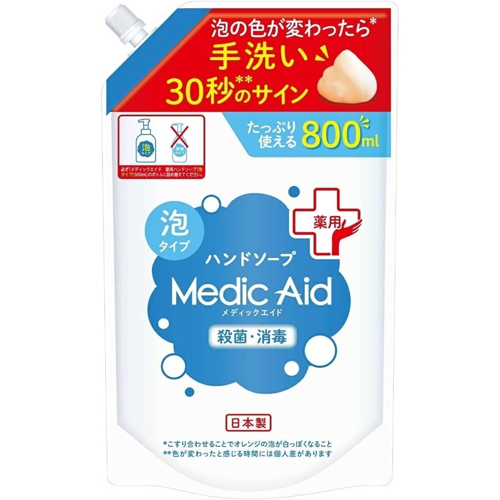 Увлажняющее мыло-пенка для рук NISSAN FAFA (с цветной индикацией и антибактериальным эффектом), мягкая упаковка с крышкой 800 мл