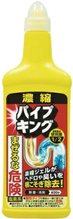 Средство для прочистки труб KANEYO Pipe King (концентрированный гель) 400 гр