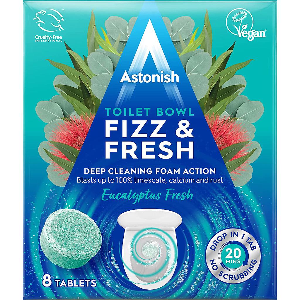 Чистящее средство для унитаза ASTONISH Bowl FIZZ&amp;FRESH 8 x 25 гр