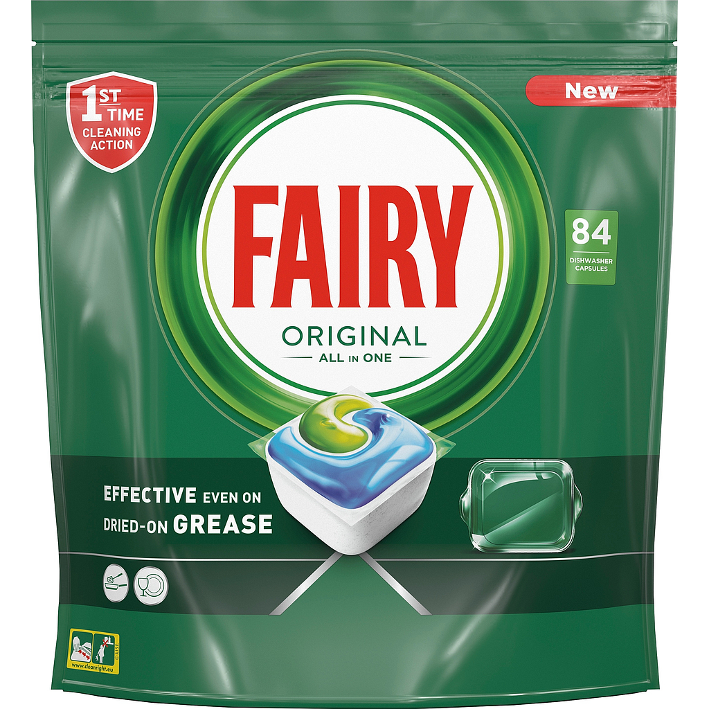 Таблетки для посудомоечной машины FAIRY All in One 84 шт