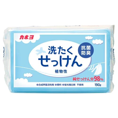 Хозяйственное мыло Kaneyo Laundry Soap для стойких загрязнений с антибактериальным и дезодорирующим эффектом 190 гр