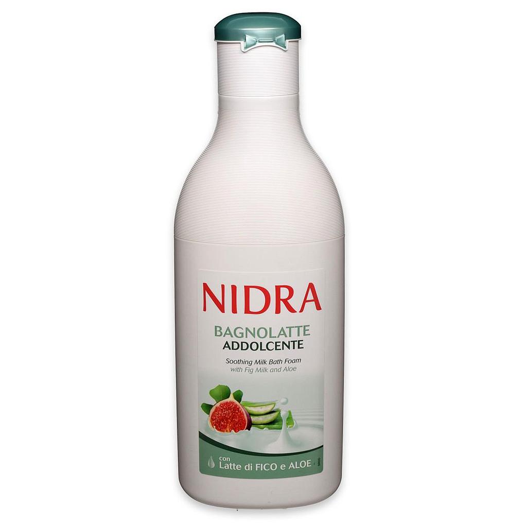 Пена-молочко NIDRA для ванны смягчающее молоко, инжир, алоэ 750 мл